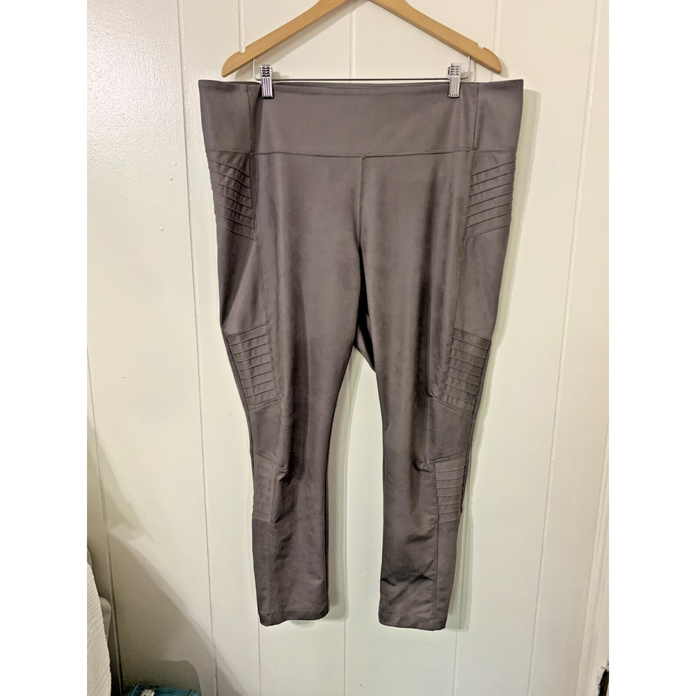 ATHLETA Women’s Delancey Gleam Moto Tight Taupe Size 3X Athleisure - Picture 2 of 12
